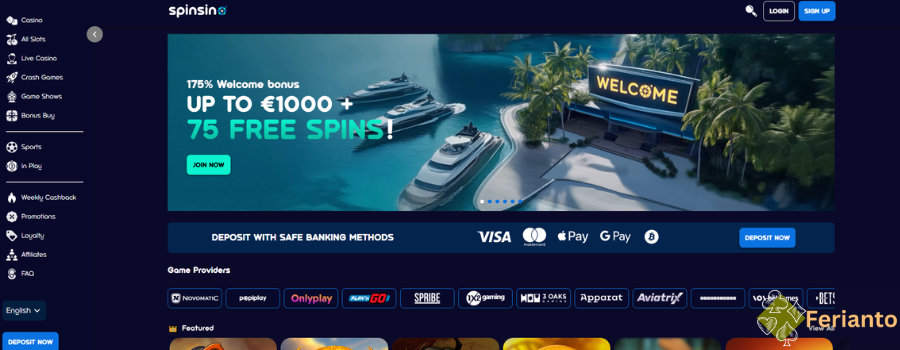 Spinsino casino zonder cruks
